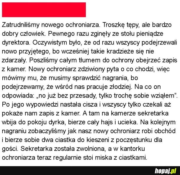 Złodziej ochroniarz