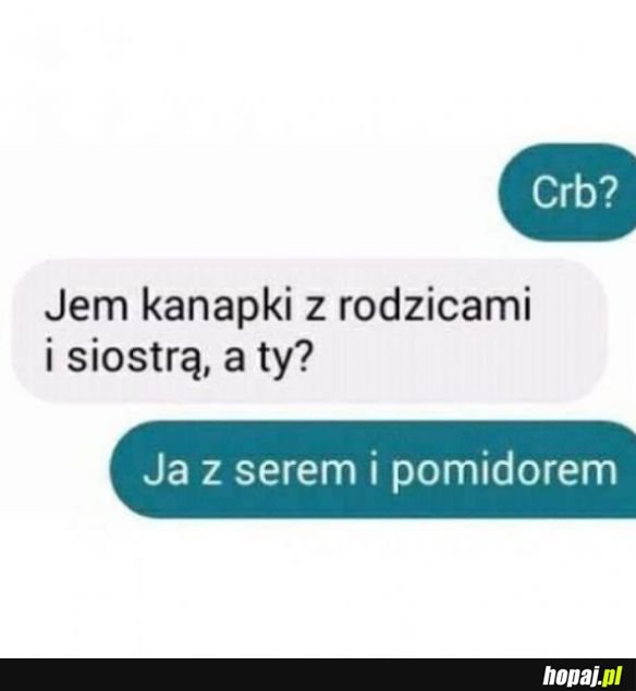 Z czym kanapki?