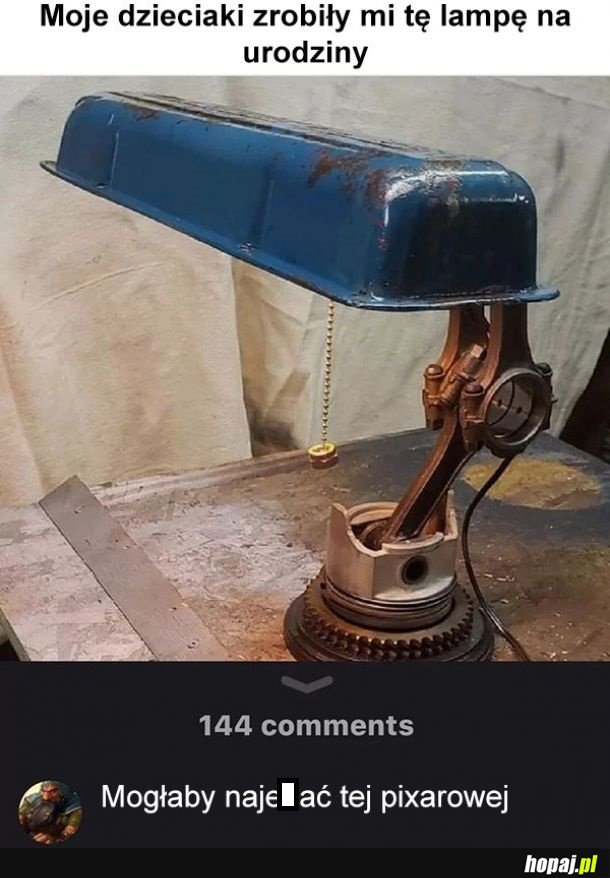 Lampa na urodziny