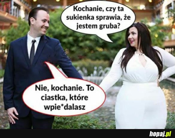 Pogrubiająca sukienka