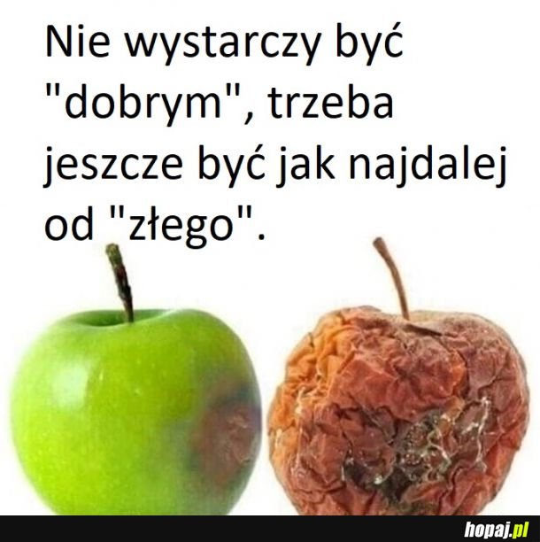 Moralizacja to też nie droga