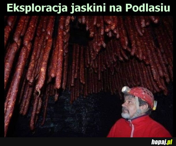 Eksploracja jaskini na Podlasiu