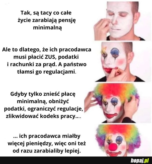 Przeciętny kinder-liberał zanim skończy szkołę i sam pójdzie do pracy