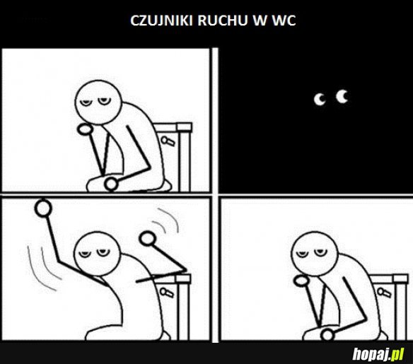 Czujniki ruchu w WC