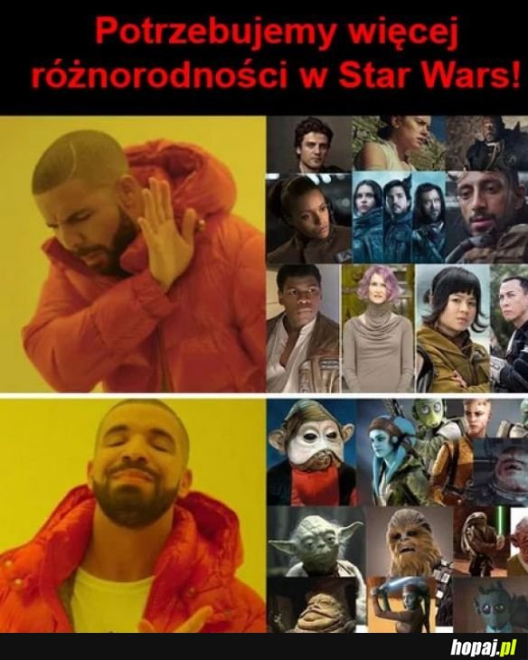 Po co kosmici, dajcie więcej kobiet i Azjatów