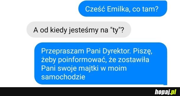 Sama chciała