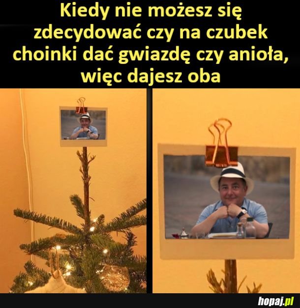 Ozdoba na czubek choinki