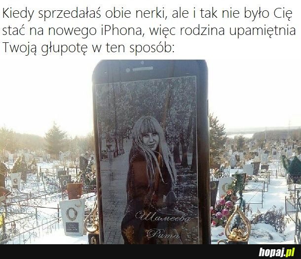 Świetny nagrobek