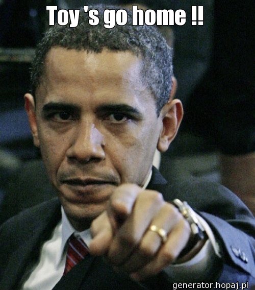 Toy 's go home !!