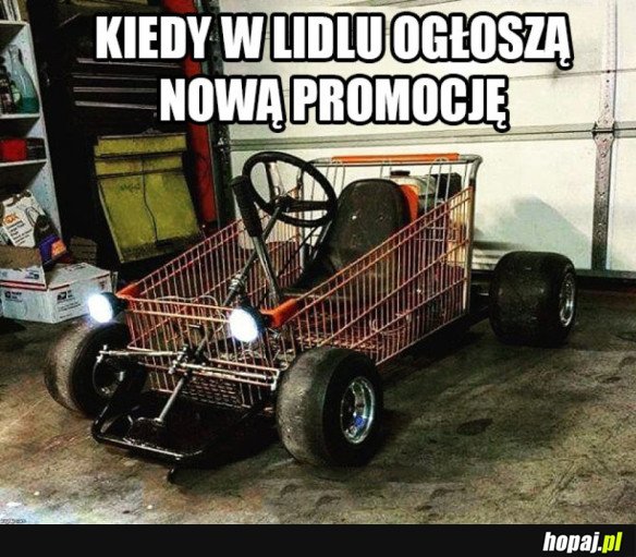 PĘDZĘ NA ZAKUPY