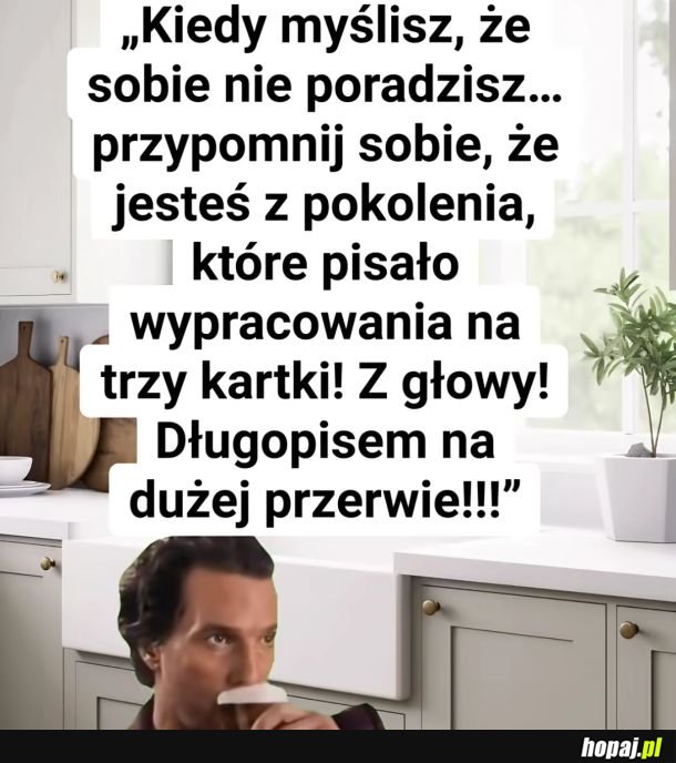 Młodzi tak nie umieją