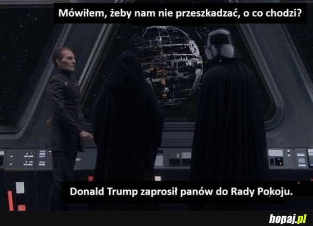 Donald, niech śmoc będzie z tobą