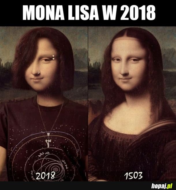 Współczesna Mona Lisa