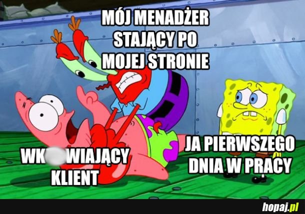 Pierwszy dzień w pracy