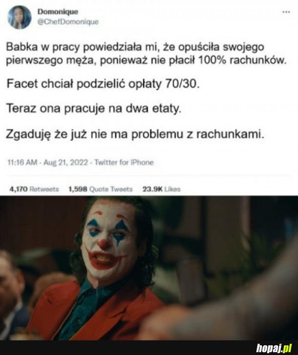 Ma to na co zasłużyła