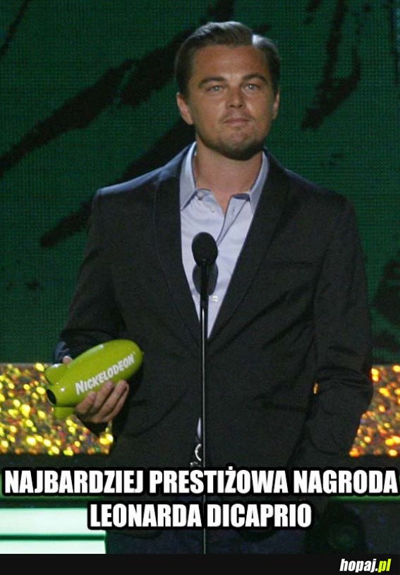 Leonardo Di Caprio i jego nagroda