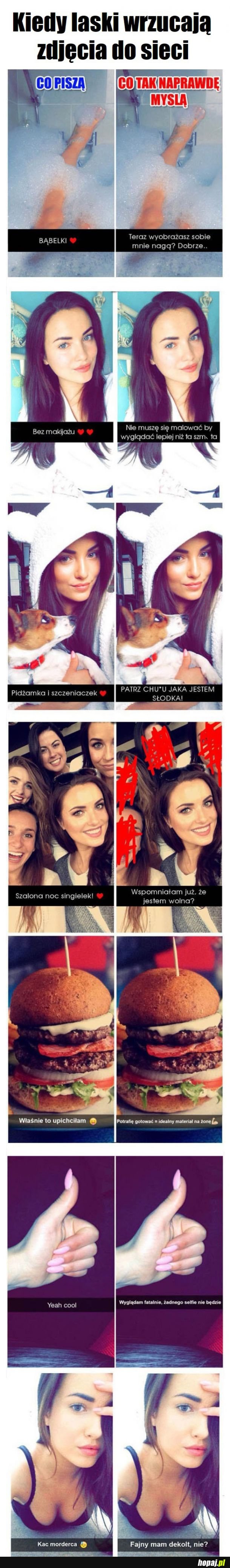 Kiedy laski wrzucają zdjęcia do sieci