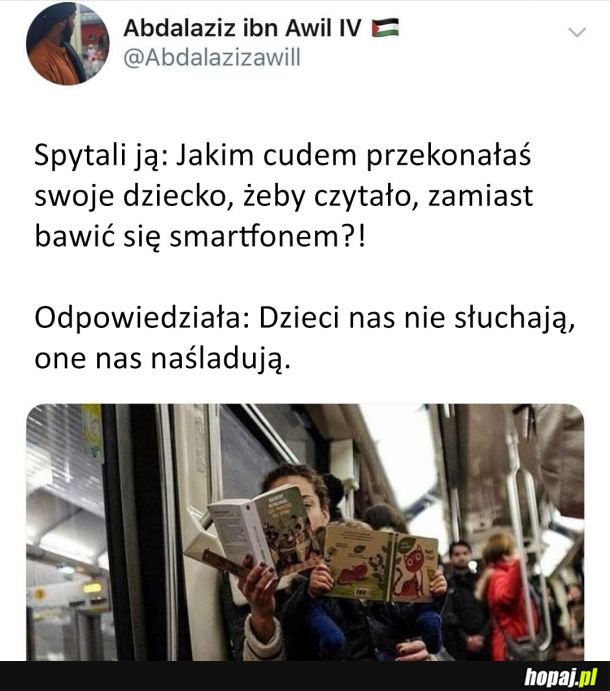 Dobry przykład to podstawa