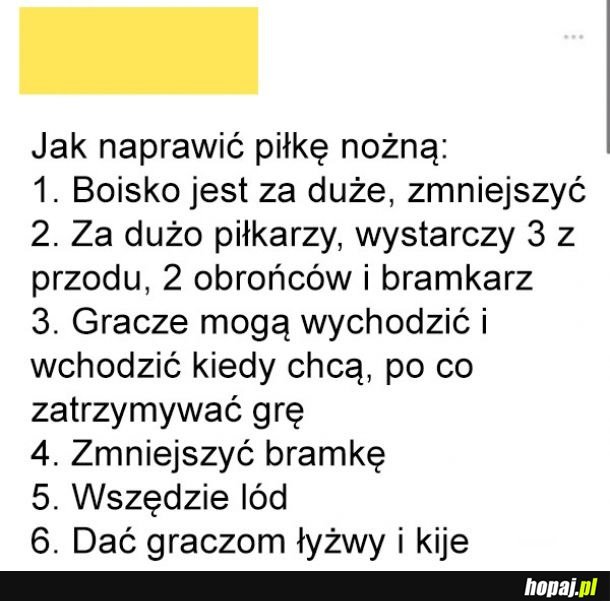 Jak naprawić piłkę nożną