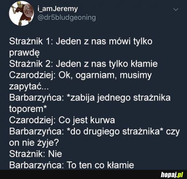 Strażnik vs czarodziej