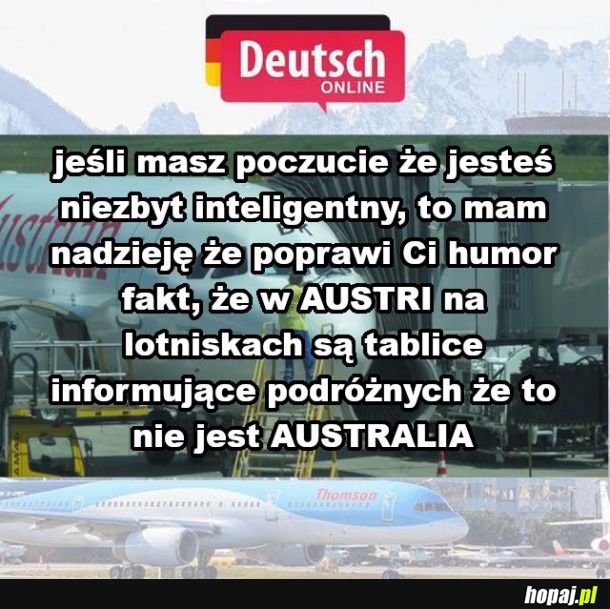 Austria ≠ Australia