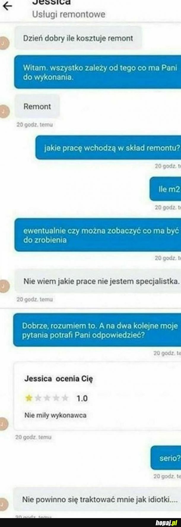 Bezmózga Jessica nie zna litości