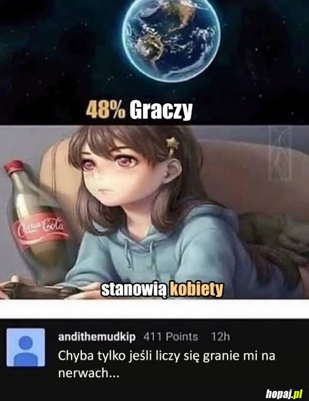 Prawie połowa graczy to kobiety