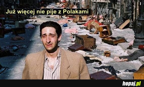 Nie pije...