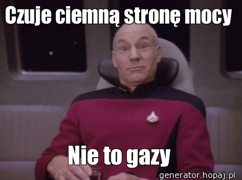 Czuje ciemną stronę mocy