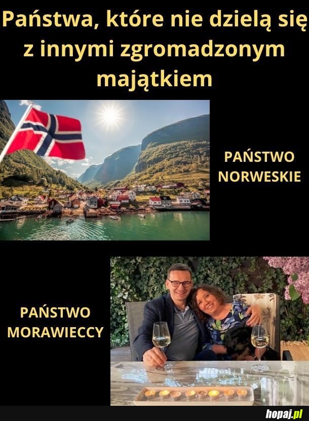 Akurat Norwegia się dzieli choćby przez Fundusze Norweskie