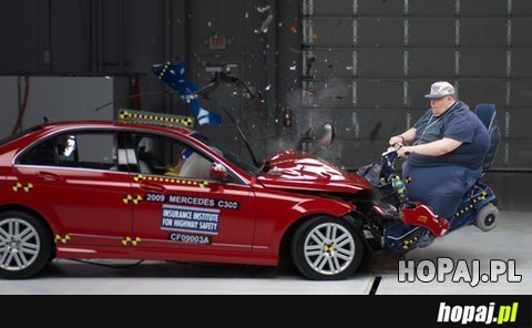 Mercedes C crash test