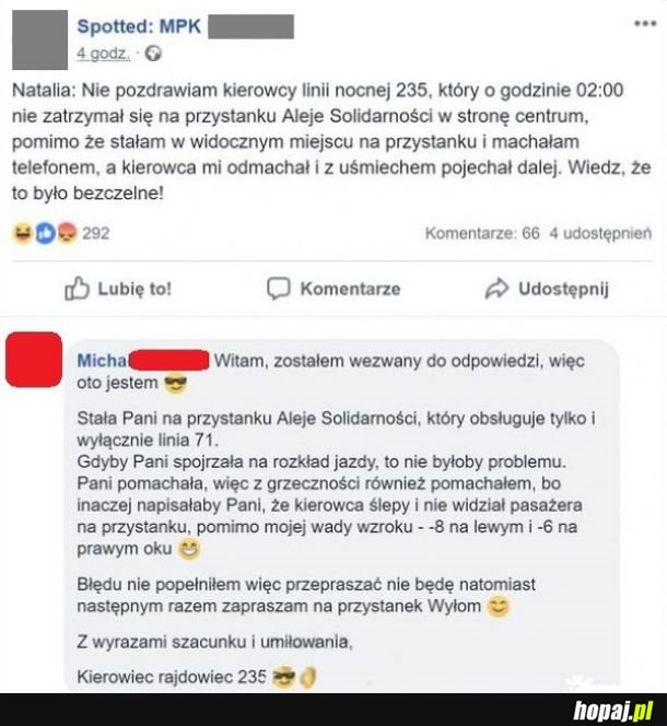 Nie pozdrawiam kierowcy 