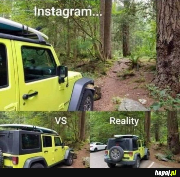  Instagram vs rzeczywistość