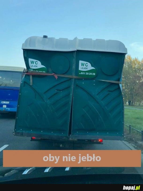 Jak pęknie to mogłaby być kupa śmiechu (nie dla tego z tyłu)