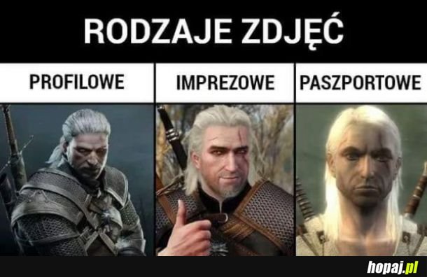 Rodzaje zdjęć