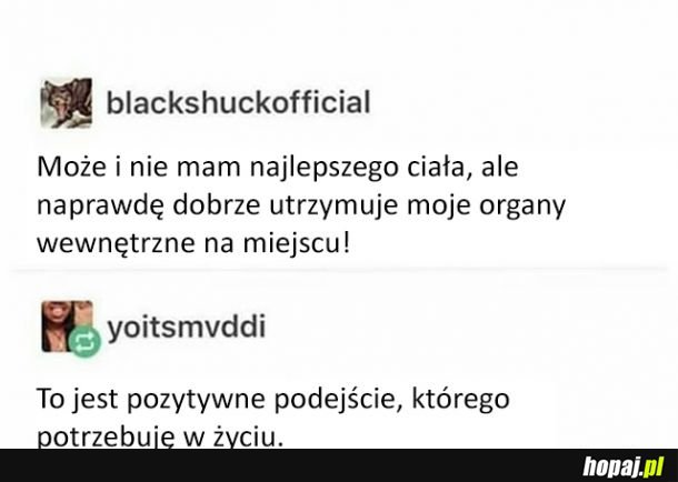 Pozytywne podejście do życia