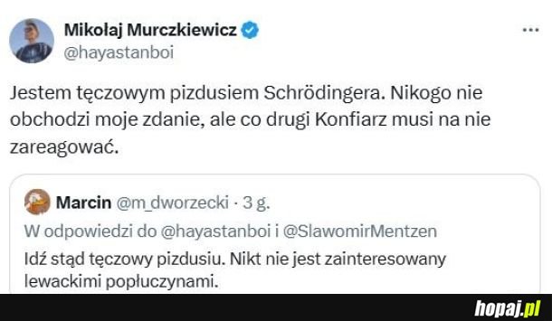 Reakcja musi być