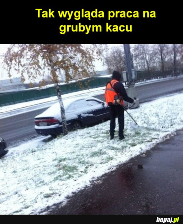 Praca na kacu