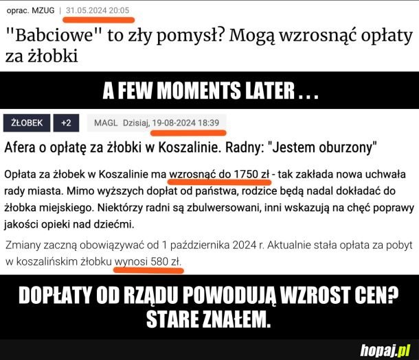 Zupełnie jak dopłaty do kredytów mieszkaniowych