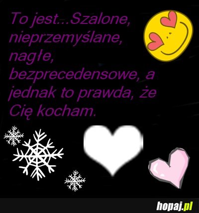 Kocham Cię..