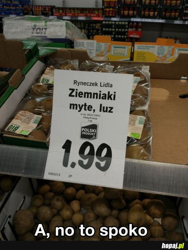 Ziemniaki umyte