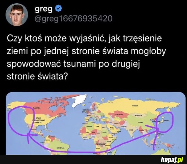Jak to w szkole mówili : Po co nam się każą o kontynentach i płytach tektoniczbulych uczyć, w życiu mi się to nie przyda, a o tabliczce mnożenie lepiej nawet nie wspominac