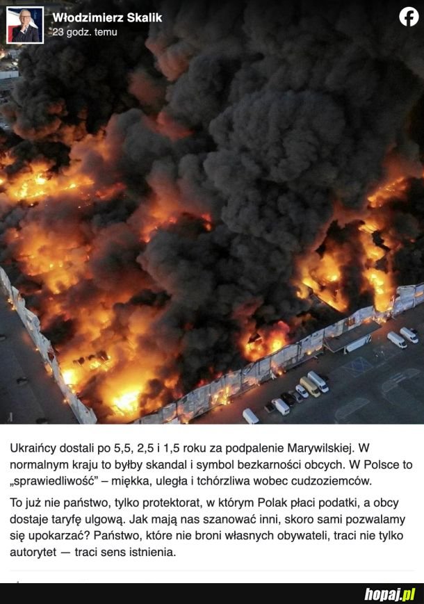 Tylko 1,5 roku do 5,5 lat więzienia za spalenie hali przy Marywilskiej i zniszczenie dorobku życia wielu osobom