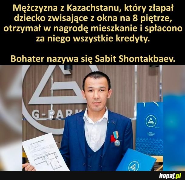 Bohater z Kazachstanu