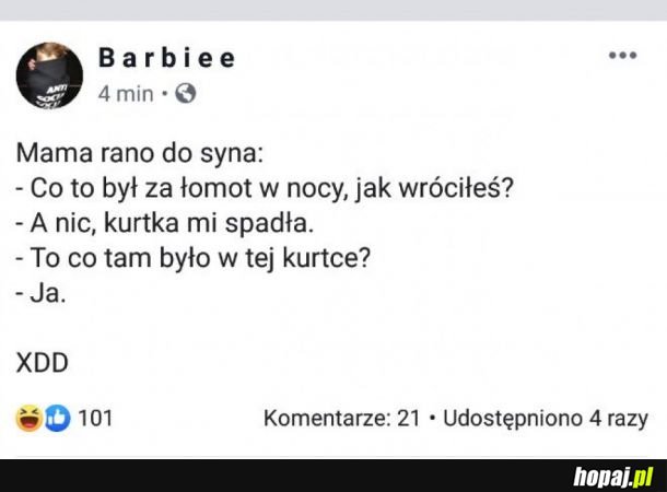 Co tam spadło