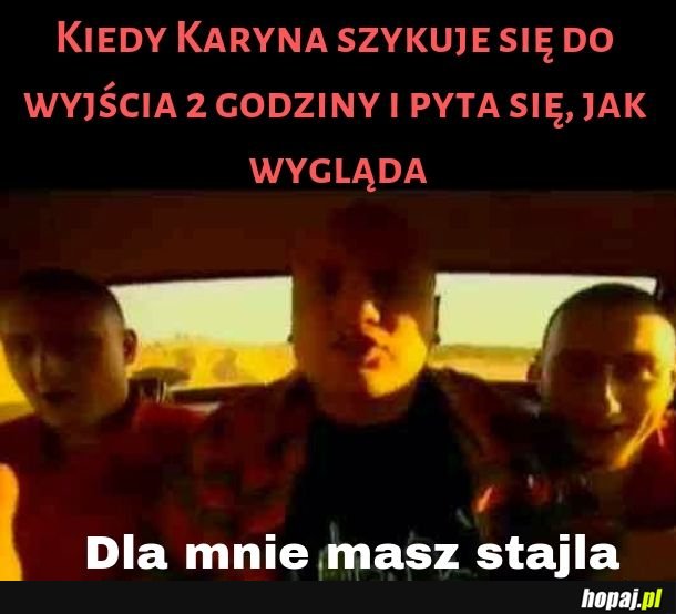 Kiedy patrzę tak na Ciebie jesteś fajna ajjj