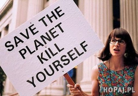 Save the planet, kill yourself