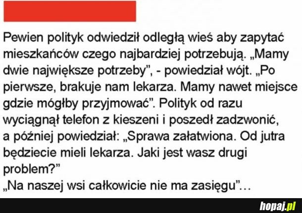 To załatwił