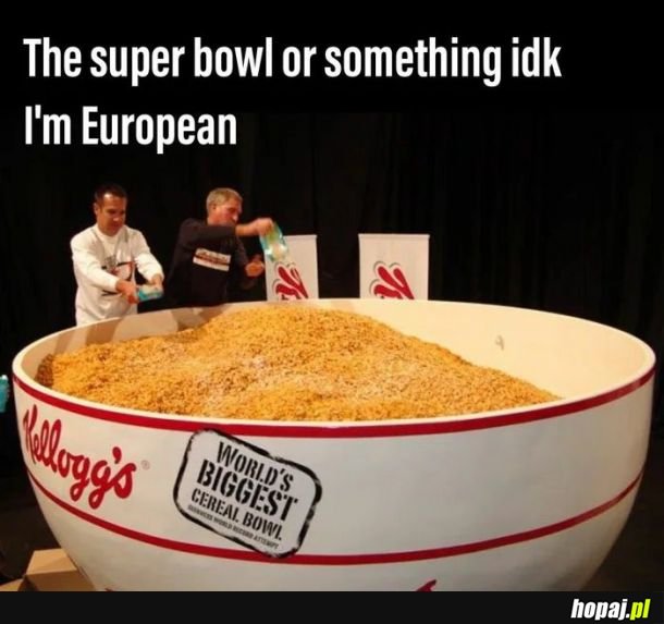 W USA grają o super miski ?