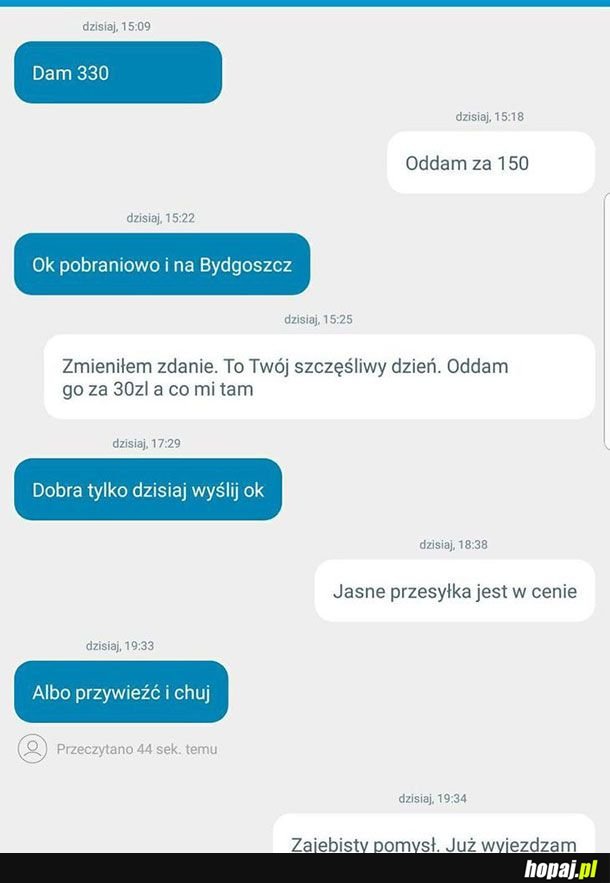  Trafił swój na swego